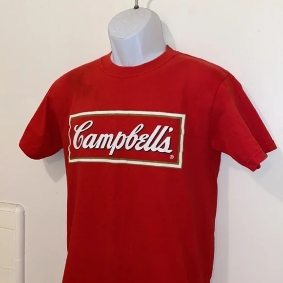 Vintage Unisex Campbell’s Soup Classic Red Logo Graphic Tee